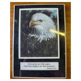 4 Plaques Featuring Animals and Bible Verses