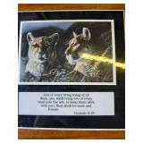 4 Plaques Featuring Animals and Bible Verses