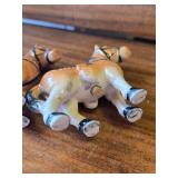 Horse Salt and Pepper Shakers and Tiny Candle Can