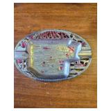 Vintage Collectibles. Kansas Ashtray, Wood Windmill, and Grants Farm Mo Mug