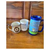 3 Collect Mugs Fishing, Funny Joke Mug and Wheel Mug