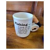 3 Collect Mugs Fishing, Funny Joke Mug and Wheel Mug