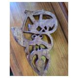 Hand Carved Wooden African Map, Wall Hanging "Big Five" Animals