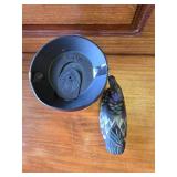 Hand-Carved Duck and Tervis Mug