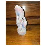 Purse Piggy Bank. Lusterware Ceramic Figurines