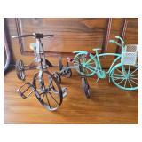 Three Small Bike Decorations