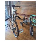 Three Small Bike Decorations