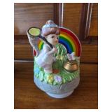 Three Music Boxes, Vintage, Lady Secretary, Little Girl Riding Horse, Girl Chasing Butterfly