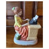 Three Music Boxes, Vintage, Lady Secretary, Little Girl Riding Horse, Girl Chasing Butterfly