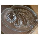 Snack Trays, Set of 4, Federal Glass Co.