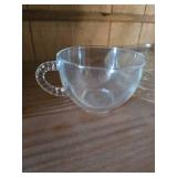 Snack Trays, Set of 4, Federal Glass Co.