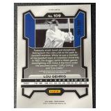 Lou Gehrig 2024 Prizm Baseball Orange Pulsar 394/399 New York Yankees Baseball Card No. 109