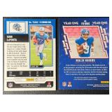 2-Card Superstar Rookie Swatch Football Card Lot (Nabers & LaPorta)