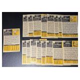 17-Card 1971 Topps Vintage Football Card Lot