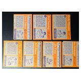 7-Card 1970 Vintage Minnesota Vikings Football Card Lot