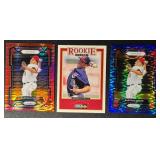 Bartolo Colon Guardians/Angels Rookie/Numbered 3-Card Baseball Card Lot (RC, /75 & /399)