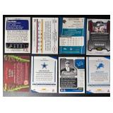 8-Card QB Numbered Football Card Lot (Stafford, Dak, and more!)