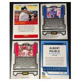 4-Card Superstar/HOF Numbered Baseball Card Lot