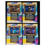 4-Card Baseball Prospect Swatch Baseball Card Lot