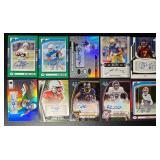 10-Card Auto Football Card Lot
