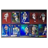 10-Card Numbered Football Card Lot (3)