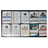 10-Card Numbered Football Card Lot (3)