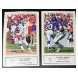 Tommy Kramer/Leo Lewis 1987 KS95 Jumbo Minnesota Vikings Football Card Lot