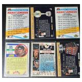 Mario Lemieux 6-Card Pittsburgh Penguins Hockey Card Lot