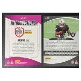 Ashton Jeanty 2-Card Las Vegas Raiders Rookie Football Card Lot