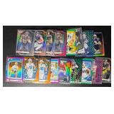 17-Card TE & OL Star Parallel Football Card Lot
