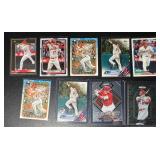 Mike Trout 9-Card Los Angeles Angels MLB Baseball Card Lot