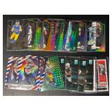 26-Card Star WR Parallel/Insert Football Card Lot (Metcalf, Hopkins, and more!)