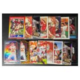 Joe Montana/Steve Young 16-Card Football Card Lot