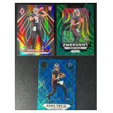 Michael Penix 3-Card Rookie Parallel/Numbered Atlanta Falcons Football Card Lot