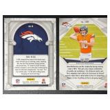 Bo Nix 2-Card Denver Broncos Rookie Football Card Lot
