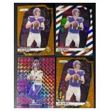 Sam Darnold 4-Card Minnesota Vikings Parallel Football Card Lot