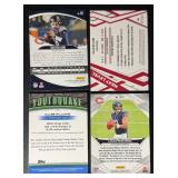 Caleb Williams 4-Card Rookie/Base Chicago Bears Rookie Football Card Lot