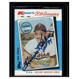 Harmon Killebrew Autographed w/ "HOF 84 Inscription" 1982 Topps K-Mart MVP Series #15 Minnesota Twins Vintage Baseball Card