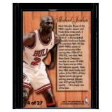 Michael Jordan Hardwood Leader Insert 1995-96 Flair #4 Basketball Card