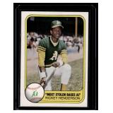 Rickey Henderson 2nd Year 1981 Fleer #351 Vintage Baseball Card