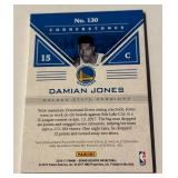 Damian Jones RC Auto Quad Patch 2016-17 Grand Reserve Cornerstones #130 Numbered 43/99 Rookie Basketball Card