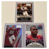 Adrian Peterson 3 Car Rookie Football Lot