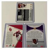 Adrian Peterson 3 Car Rookie Football Lot