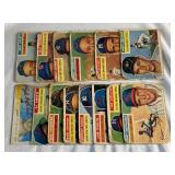 1955 and 1956 Baseball Lot - 15 Cards - Low Grade Vintage