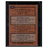 Jack Morris RC 1978 Topps Rookie Pitchers #703 Vintage Baseball Card