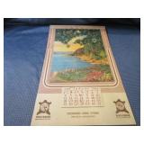 1948 Calendar Leemhuis Shoe Store, Hinckley, MN