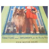 1948 Calendar Edin Motor Sales, Hinckley, MN