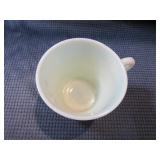 Antique Custard Glass Souvenir Cup - Chisago City, MN