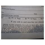 Comics: Roy Rogers, Gene Autry, Hopalong Thermos & Cards