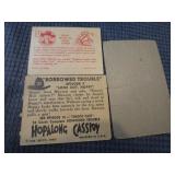 Comics: Roy Rogers, Gene Autry, Hopalong Thermos & Cards